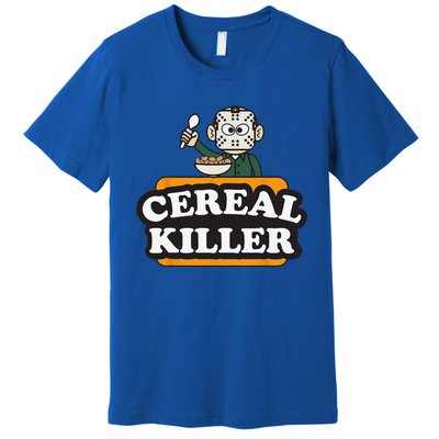 Cereal Killer Food Pun Humor Costume Funny Halloween Gifts Premium T-Shirt