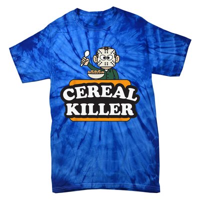 Cereal Killer Food Pun Humor Costume Funny Halloween Gifts Tie-Dye T-Shirt