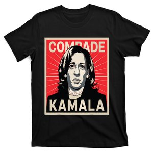 Comrade Kamala Funny Political Wearing Pearls T-Shirt