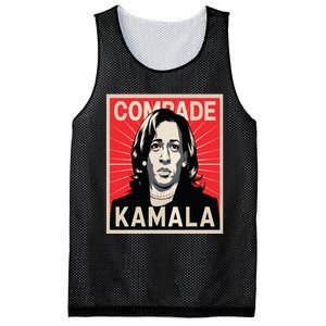 Comrade Kamala Funny Political Wearing Pearls Mesh Reversible Basketball Jersey Tank