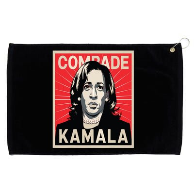 Comrade Kamala Funny Political Wearing Pearls Grommeted Golf Towel