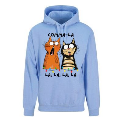 Commalalala Kamala Funny Cats Christmas Election 2024 Unisex Surf Hoodie