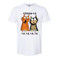 Commalalala Kamala Funny Cats Christmas Election 2024 Softstyle CVC T-Shirt