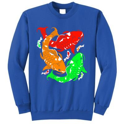 Colorful Koi Fish Family Fish Gift Sweatshirt