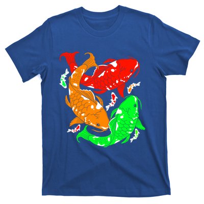 Colorful Koi Fish Family Fish Gift T-Shirt