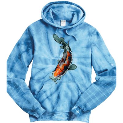 Cute Koi Fish Design For Men Women Kids Japanese Koi Fish Tie Dye Hoodie