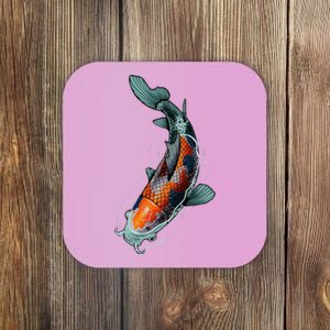 Cute Koi Fish Design For Men Women Kids Japanese Koi Fish Coaster