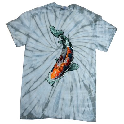 Cute Koi Fish Design For Men Women Kids Japanese Koi Fish Tie-Dye T-Shirt