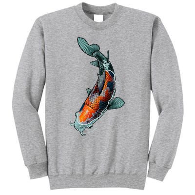 Cute Koi Fish Design For Men Women Kids Japanese Koi Fish Tall Sweatshirt