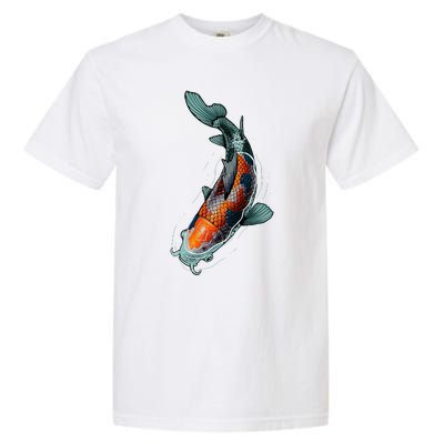 Cute Koi Fish Design For Men Women Kids Japanese Koi Fish Garment-Dyed Heavyweight T-Shirt