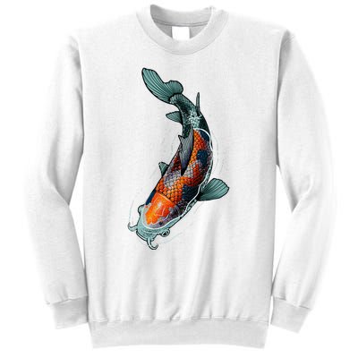 Cute Koi Fish Design For Men Women Kids Japanese Koi Fish Sweatshirt