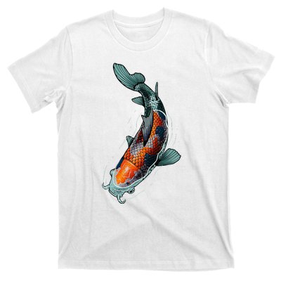 Cute Koi Fish Design For Men Women Kids Japanese Koi Fish T-Shirt