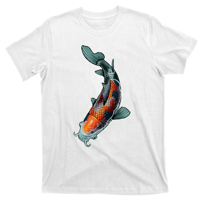 Cute Koi Fish Design For Men Women Kids Japanese Koi Fish T-Shirt