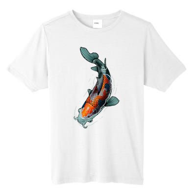 Cute Koi Fish Design For Men Women Kids Japanese Koi Fish Tall Fusion ChromaSoft Performance T-Shirt