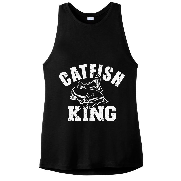 Catfish King Fishing Ladies PosiCharge Tri-Blend Wicking Tank