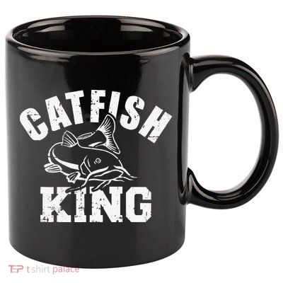 Catfish King Fishing 11oz C Handle Ceramic Mug