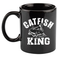 Catfish King Fishing 11oz C Handle Ceramic Mug
