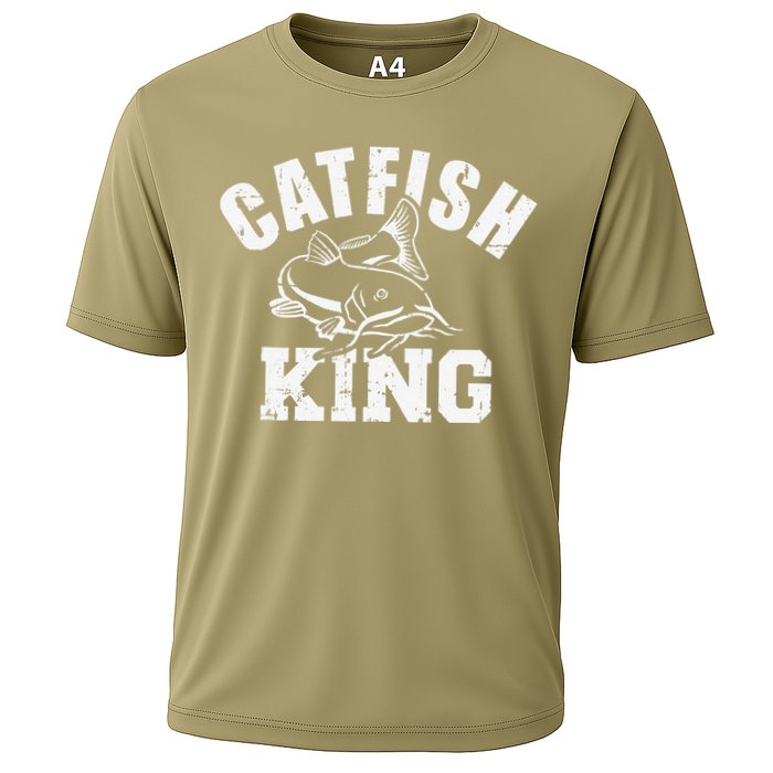 Catfish King Fishing Cooling Performance Crew T-Shirt