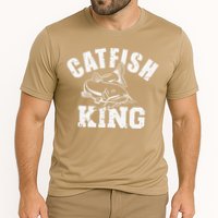 Catfish King Fishing Cooling Performance Crew T-Shirt