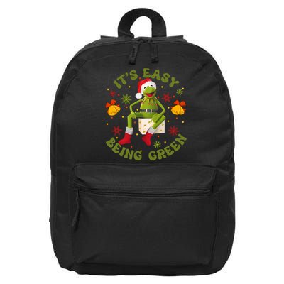 Christmas Kermit Frog Its Easy Being Green Christmas Kermit Frog 16 in Basic Backpack