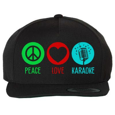 Cool Karaoke For  Singer Singing KTV Karaoke Lovers Wool Snapback Cap