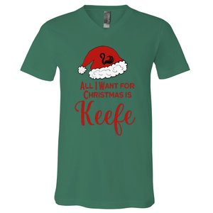 Christmas Keefe For Keeper Fans Of The Lost Cities V-Neck T-Shirt