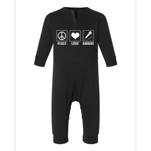 Cool Karaoke For Singer Singing KTV Karaoke Lovers Infant Fleece One Piece