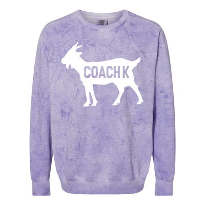 Coach K Goat Colorblast Crewneck Sweatshirt