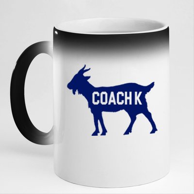 Coach K Goat 11oz Black Color Changing Mug