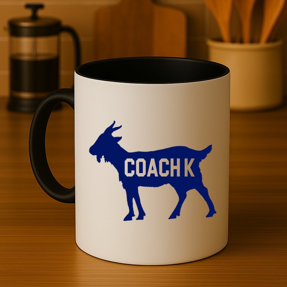 Coach K Goat Mug