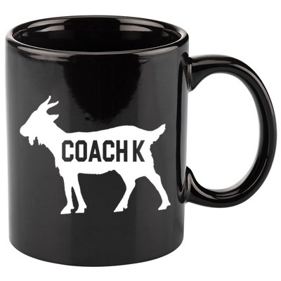 Coach K Goat 11oz C Handle Ceramic Mug