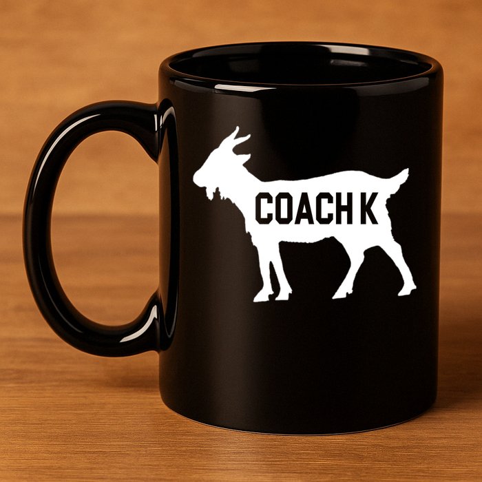 Coach K Goat 11oz C Handle Ceramic Mug