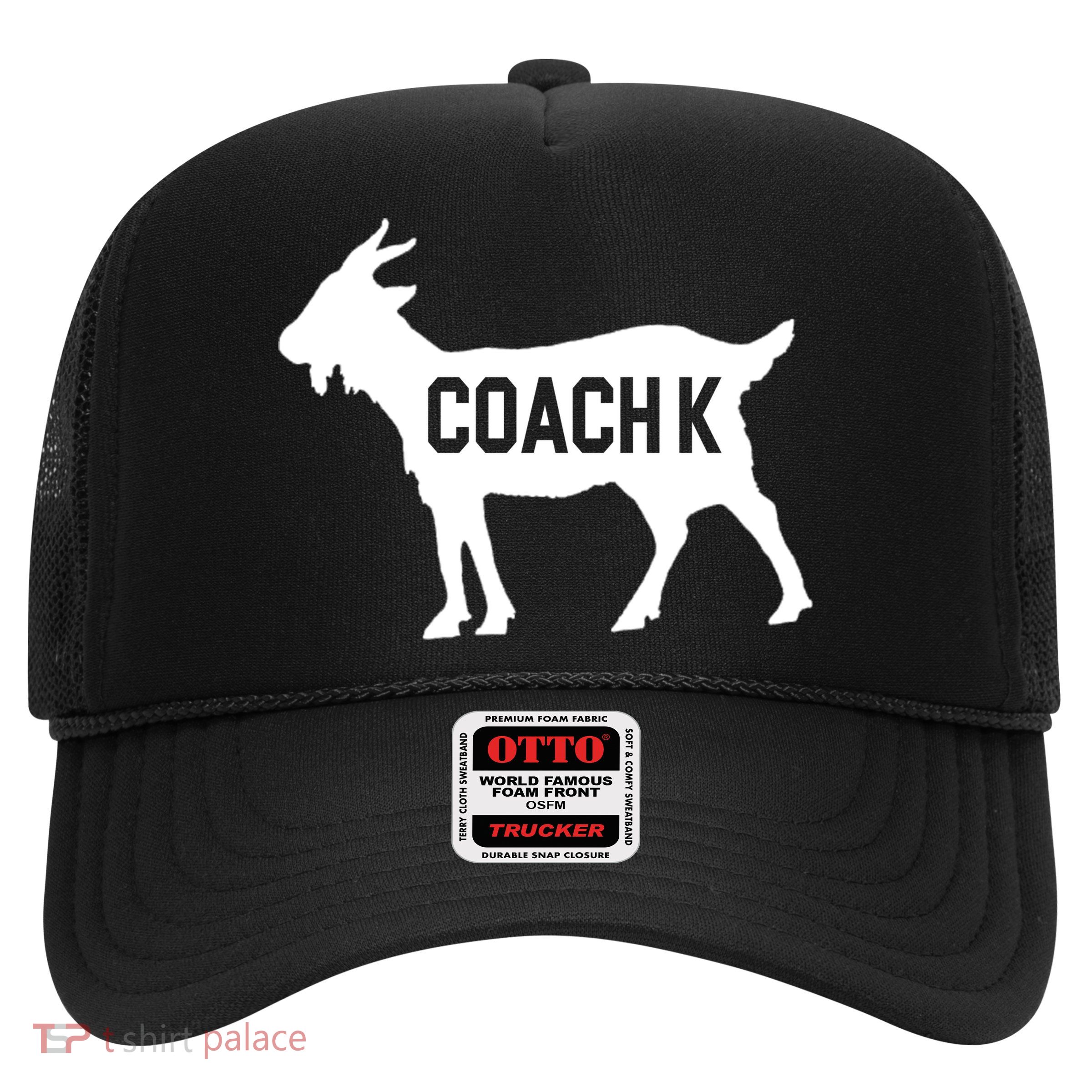 Coach K Goat Trucker Hat