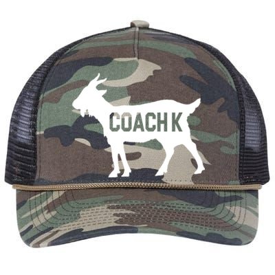 Coach K Goat Retro Rope Trucker Hat Cap