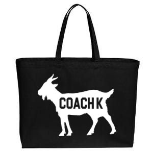 Coach K Goat Cotton Canvas Jumbo Tote