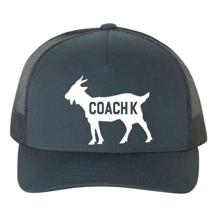 Coach K Goat Yupoong Adult 5-Panel Trucker Hat