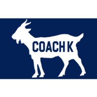 Coach K Goat Bumper Sticker