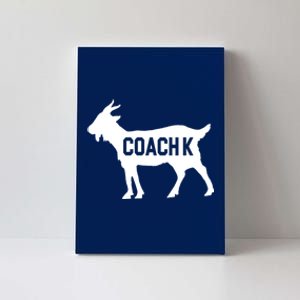 Coach K Goat Canvas