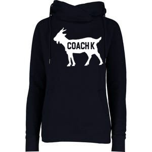 Coach K Goat Womens Funnel Neck Pullover Hood