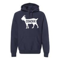 Coach K Goat Premium Hoodie