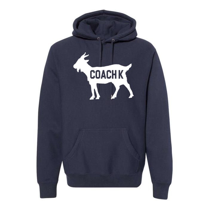 Coach K Goat Premium Hoodie