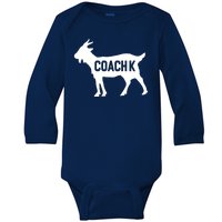 Coach K Goat Baby Long Sleeve Bodysuit