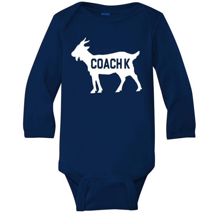 Coach K Goat Baby Long Sleeve Bodysuit