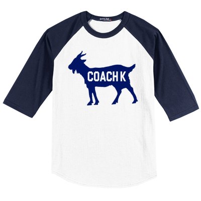 Coach K Goat Baseball Sleeve Shirt