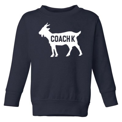 Coach K Goat Toddler Sweatshirt