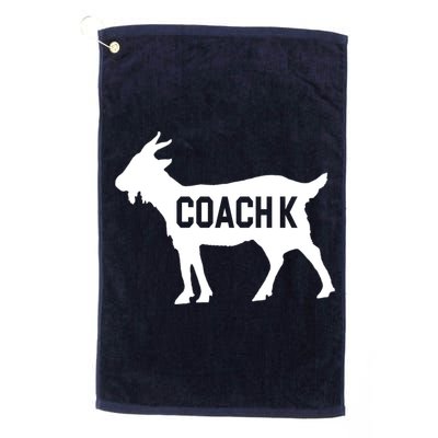 Coach K Goat Golf Towel
