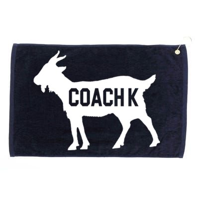 Coach K Goat Grommeted Golf Towel