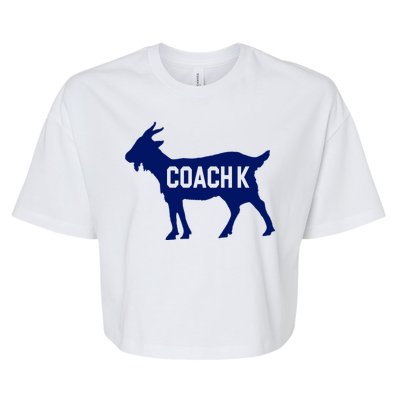 Coach K Goat Bella+Canvas Jersey Crop Tee