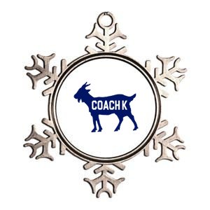 Coach K Goat Metallic Star Ornament