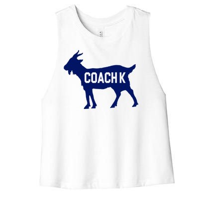 Coach K Goat Women's Racerback Cropped Tank